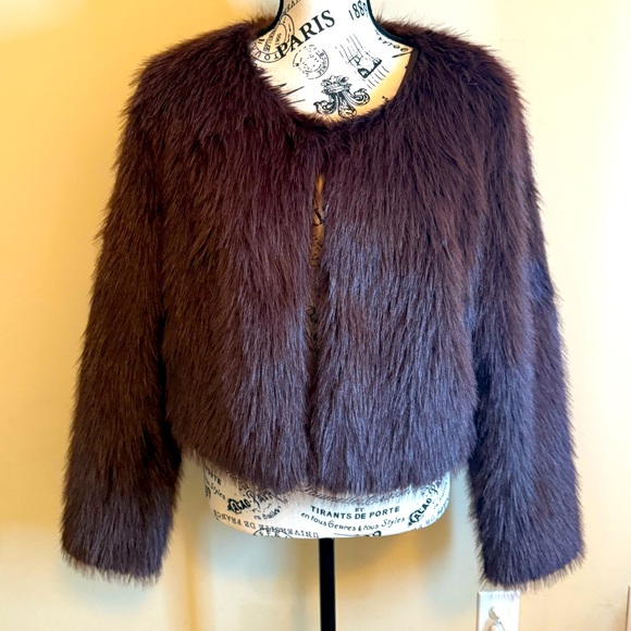Shyanne Jackets & Blazers - Shyanne Rich Brown Teddy Jacket